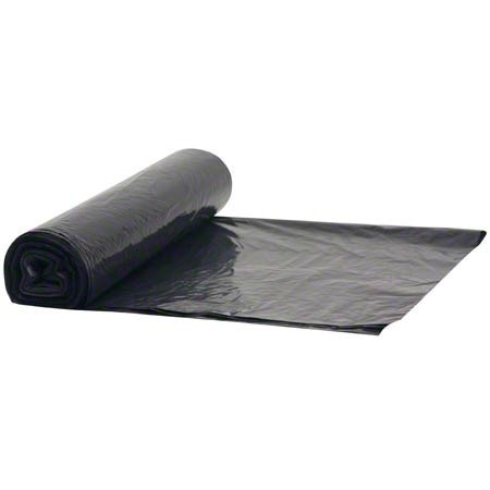 Nova NOVA523 Black 60 gal Can Liner, 38" x 58", 1.6 mil, 100/Case