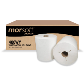 Morcon 400WY Morsoft® Hardwound Y-Notch Roll Towel