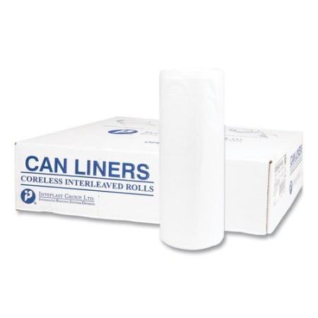 VALH3860N22 Clear HDPE Can Liners | 60 Gal | 38x58 | 19 Mic | 150/Case