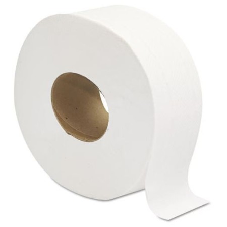 Nova 2-Ply Jumbo Tissue - VIRGIN 3.3" x 1000', 9", White