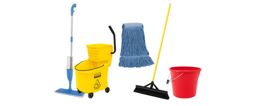 Mops, Brooms & Buckets