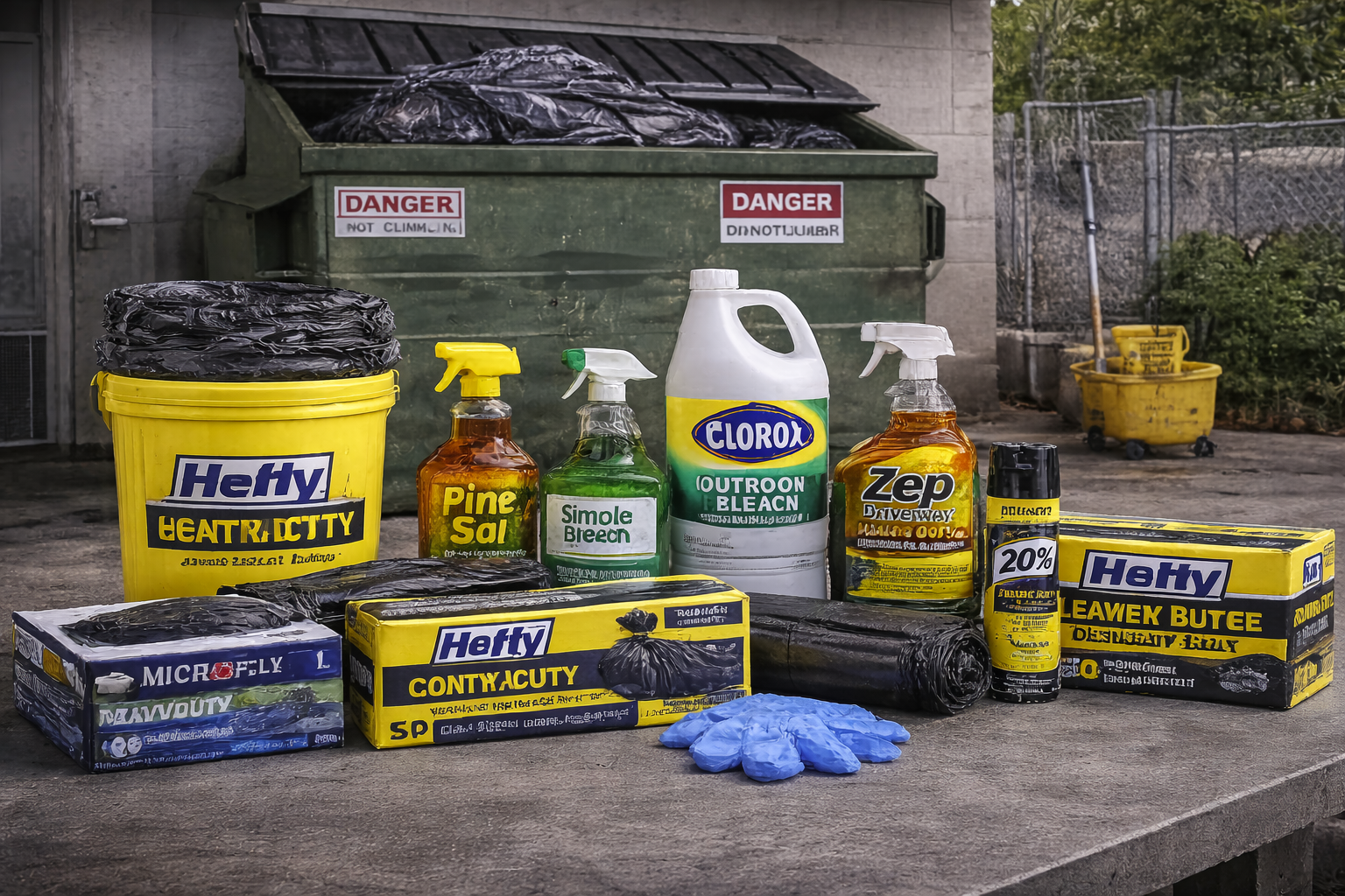 Weekly offers: 55 to 60 gallon liners for large cans, BOH and dumpster areas