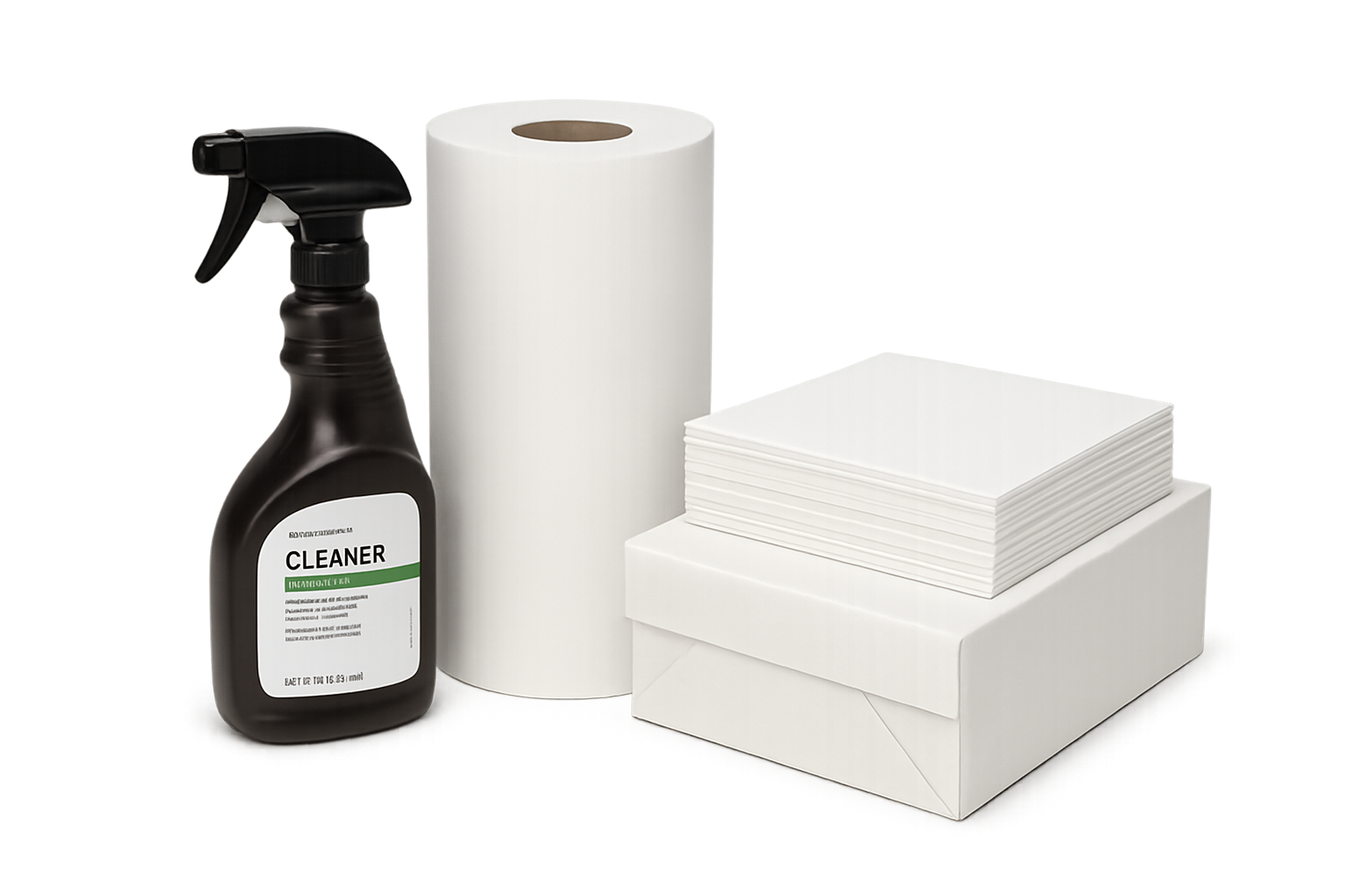 Front desk cleaning and paper kit