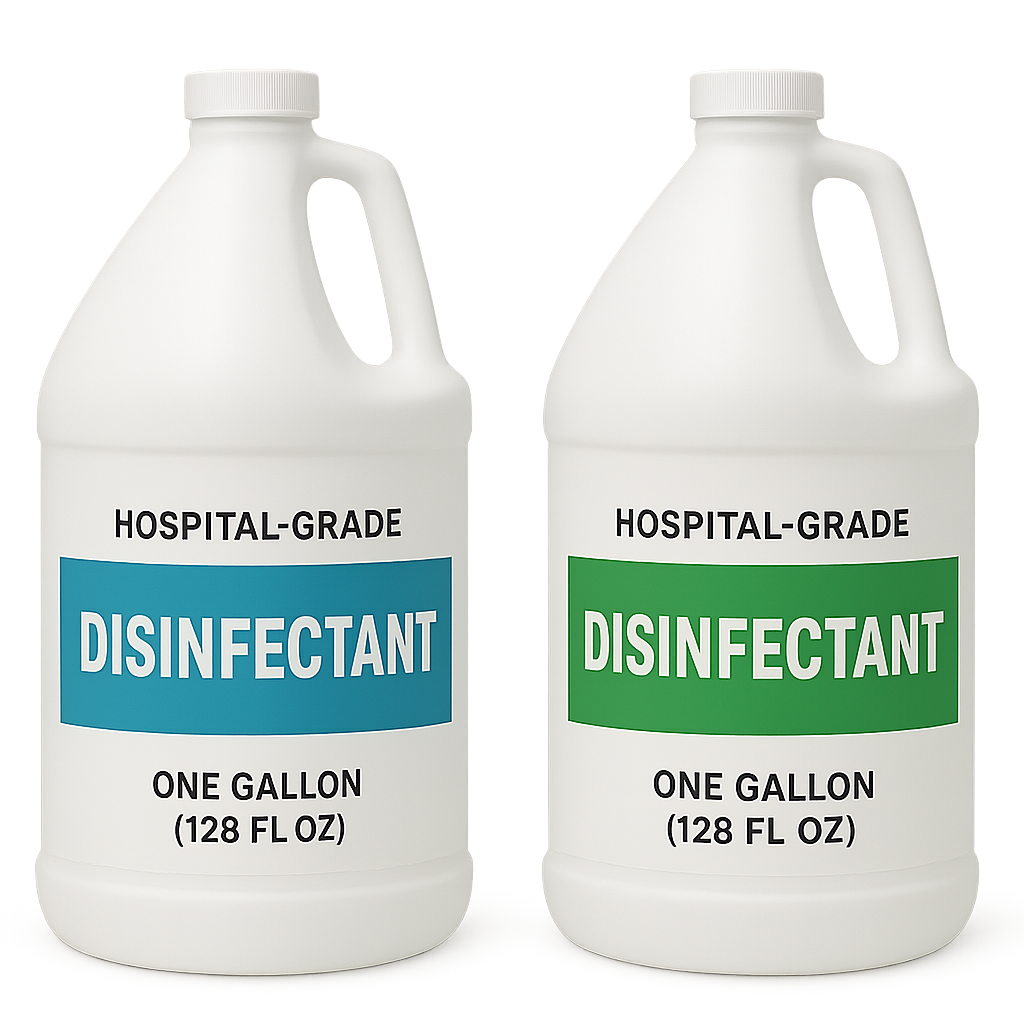 Hospital-grade disinfectant gallons