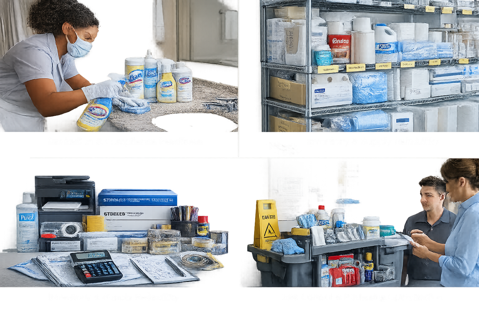 Shop by challenge to solve sanitation, inventory, cost and training problems with USA Hospitality