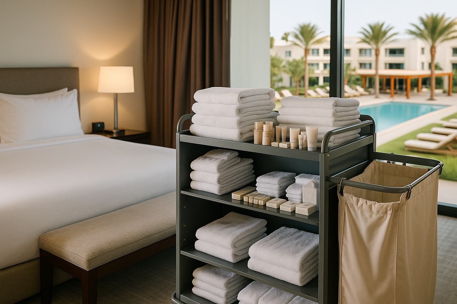 Hotel and resort housekeeping and supply programs