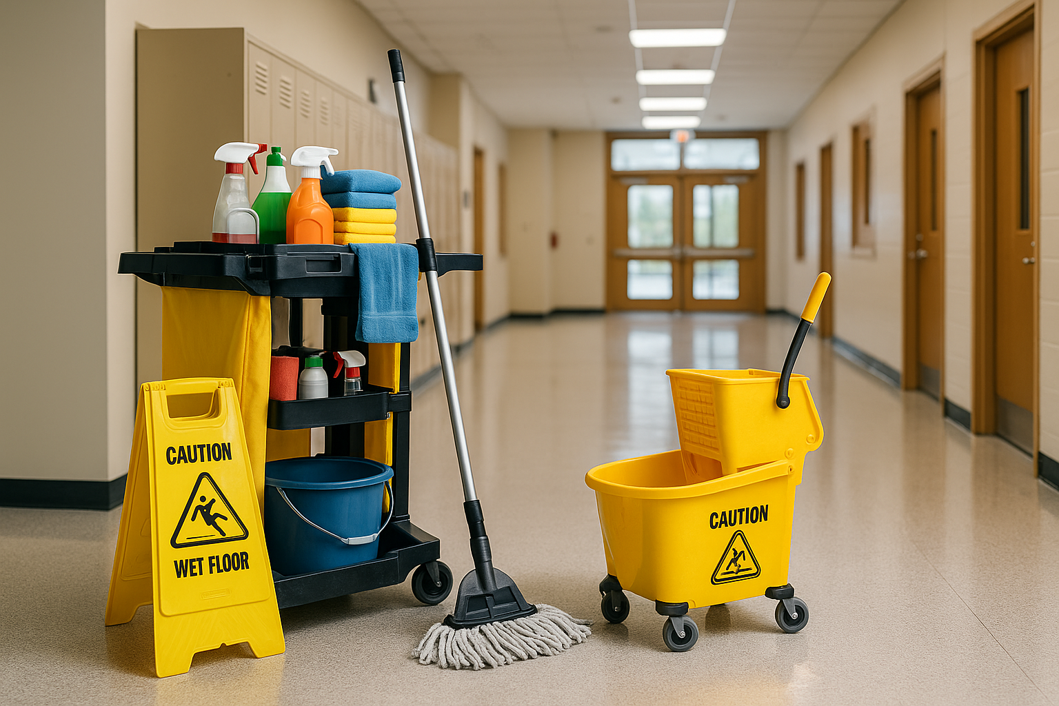 School and university janitorial supplies