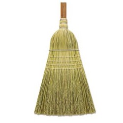 Boardwalk CornFiber Warehouse Brooms 60 Gray/Natural