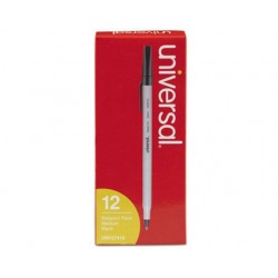 Universal Economy Ballpoint Stick Oil-Based Pen Black Ink Medium
