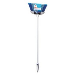 Deluxe Angle Broom 5 1/2 Bristles 55.37 Metal Handle White